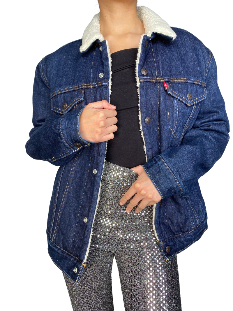 Chaqueta Denim Con Chiporro Unisex