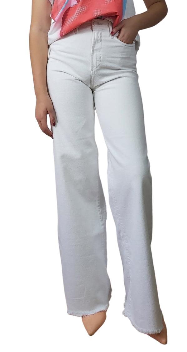 Jeans Blanco Palazzo