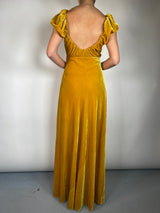 Vestido Velvet Amarillo