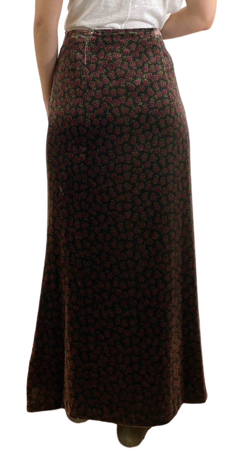 Falda Maxi Velvet