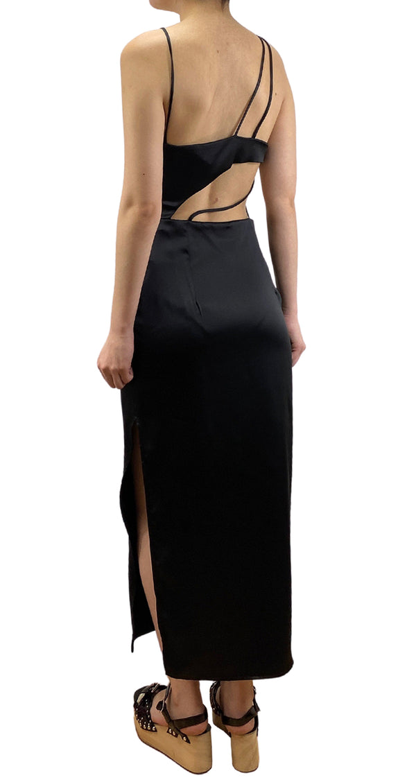 Vestido Negro Cut Out