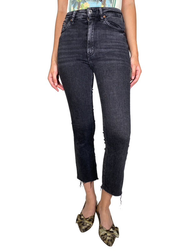 Jeans Gris Desflecado