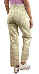 Pantalón Denim Beige