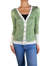 Sweater Verde de Botones