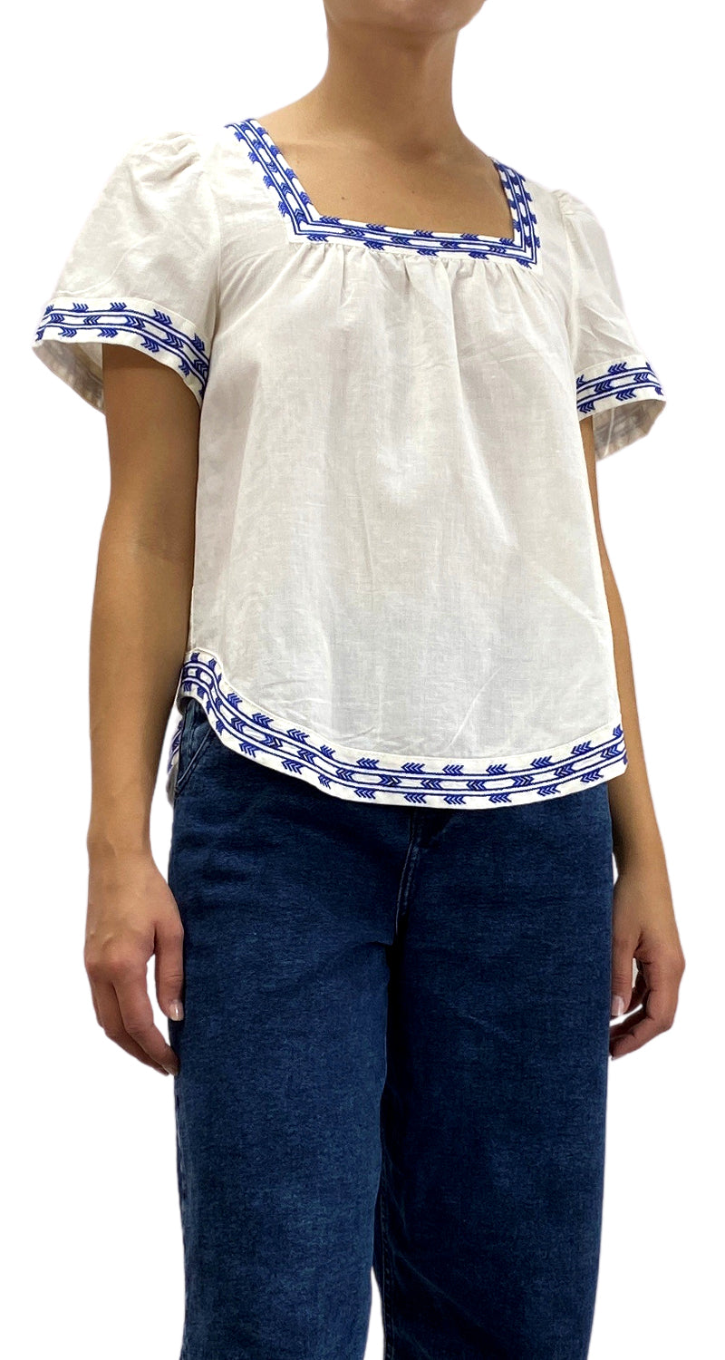 Blusa Blanca Lino