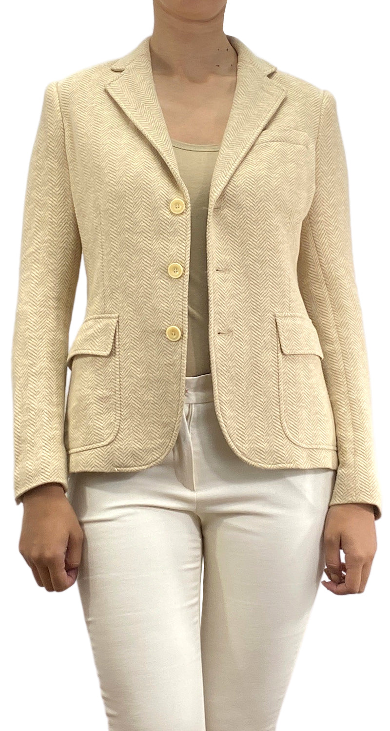 Blazer Tejido Beige