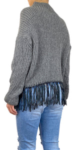 Sweater Gris Flecos