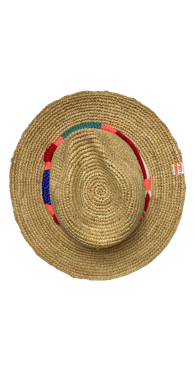 Sombrero Mimbre Beige