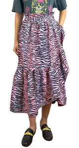 Falda Midi Animal Print Kenzo x H&M