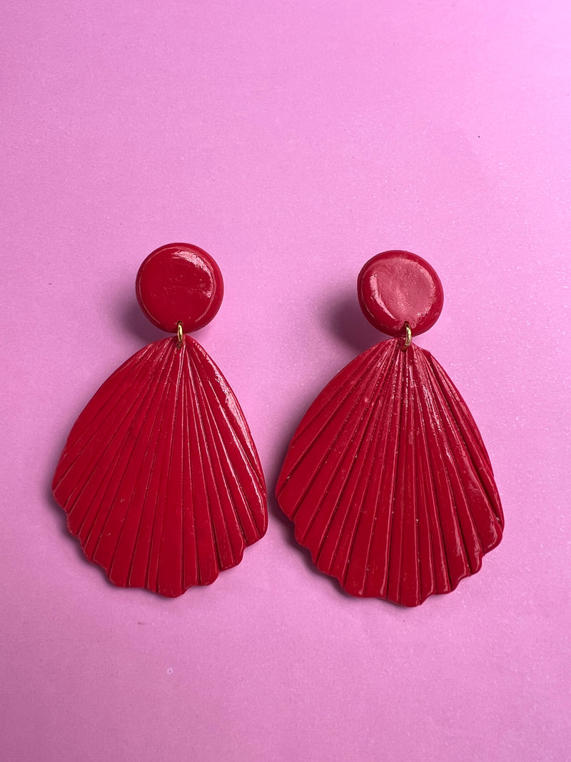 Aros Shell Rojo