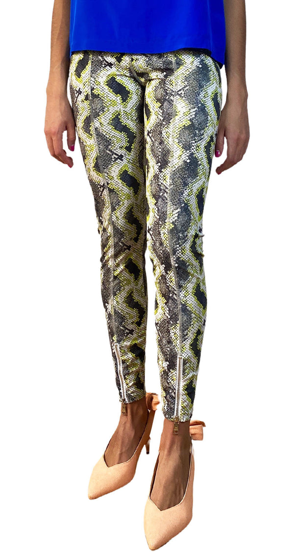 Leggings Reptil Cierre