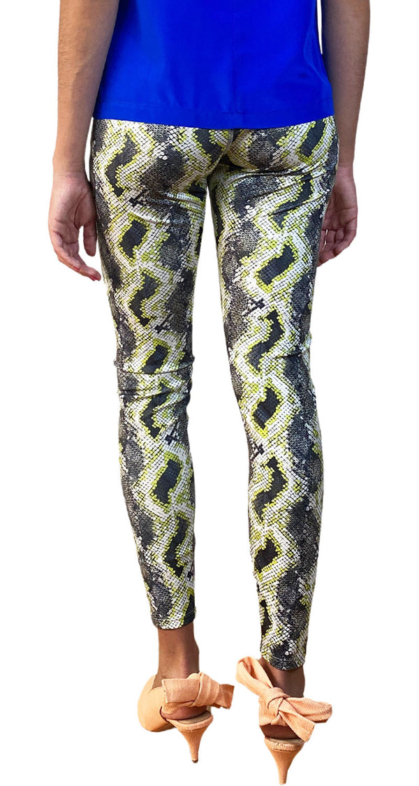 Leggings Reptil Cierre