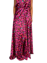 Maxi Falda Fucsia Animal Print