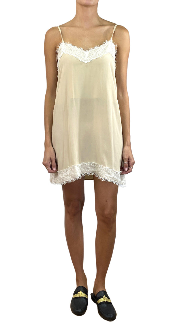 Vestido Mini Beige