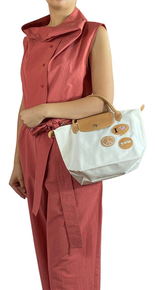 Bolso Tote Crema Mini