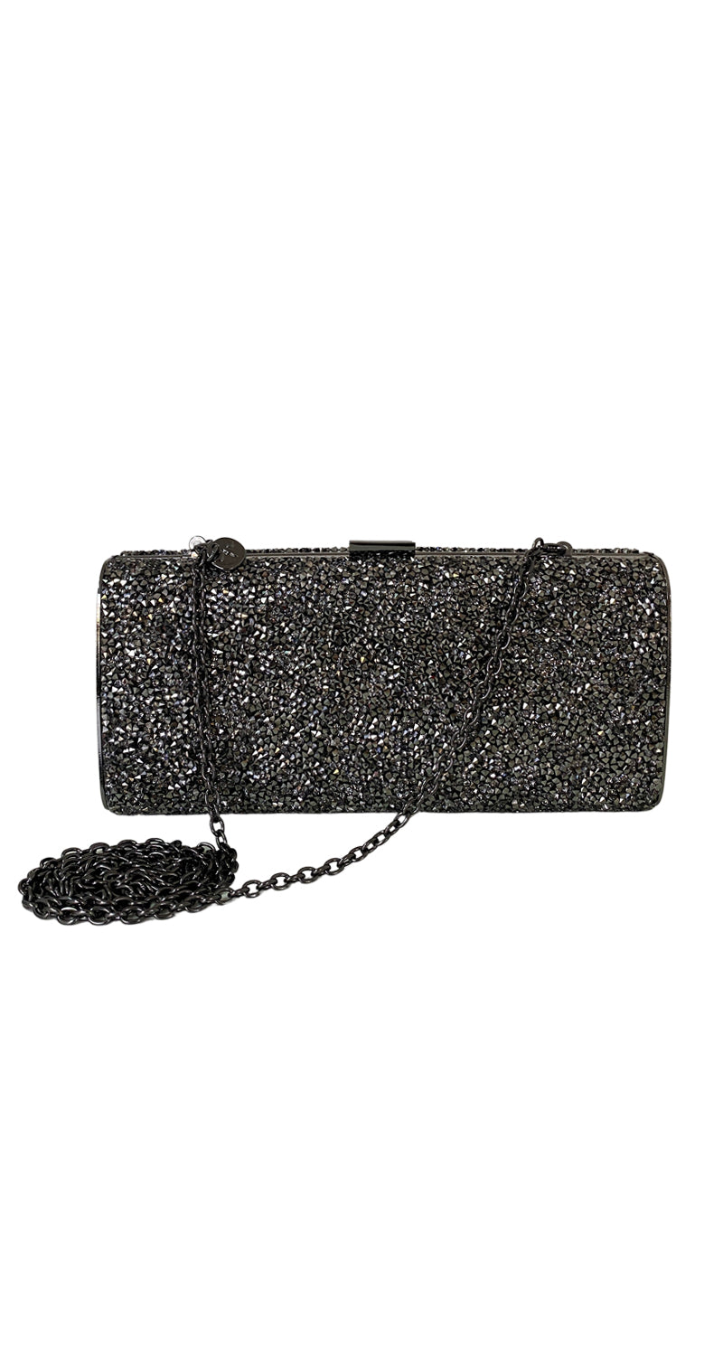 Clutch Plateado Brillante