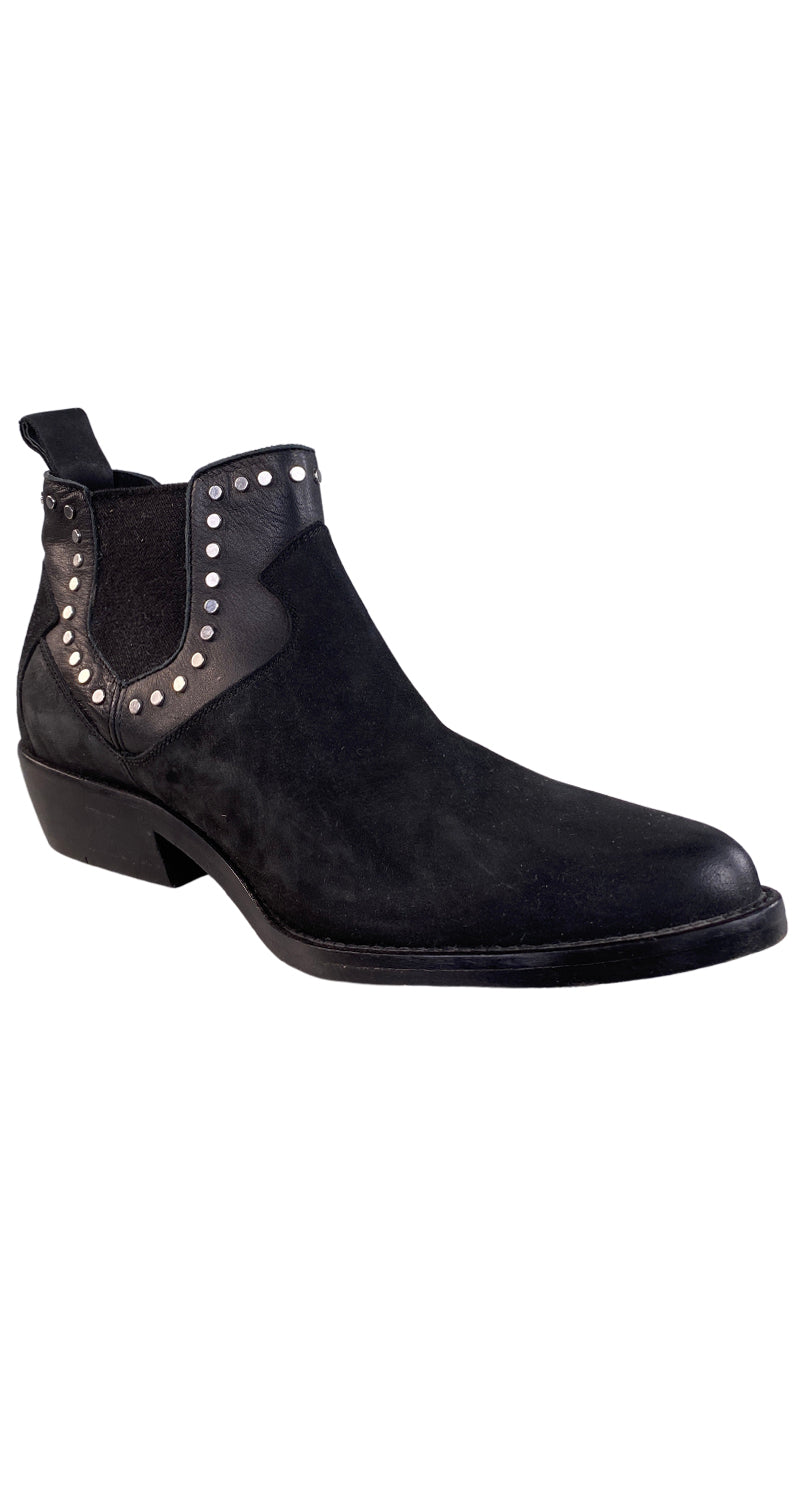 Botines Cuero Negro