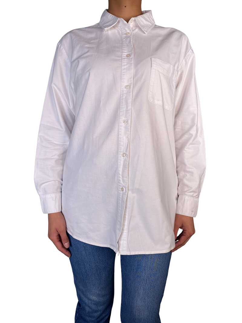 Blusa Blanca Manga Larga