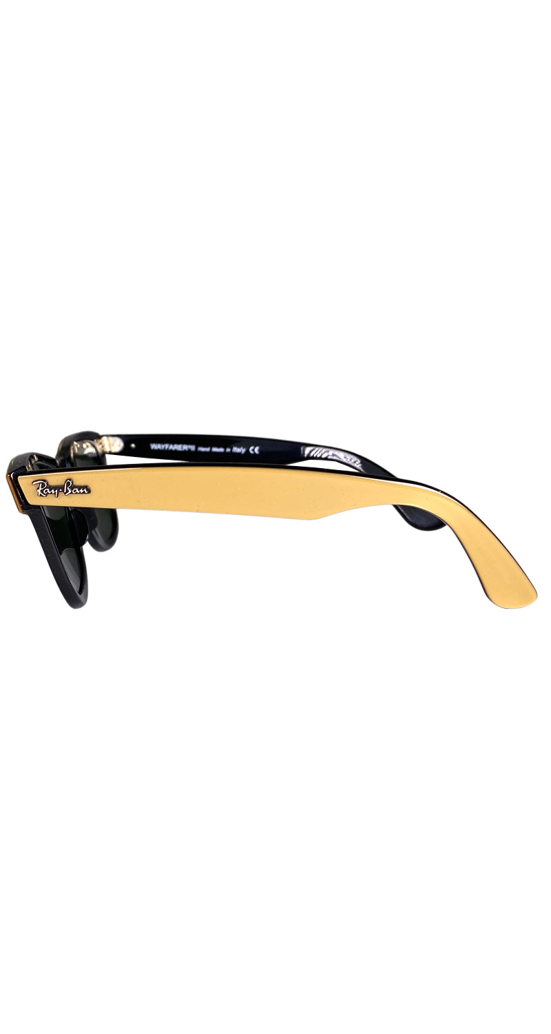 Anteojos Wayfarer Dorado