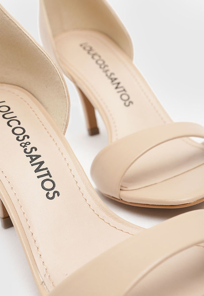 Sandalia Beige Loucos & Santos