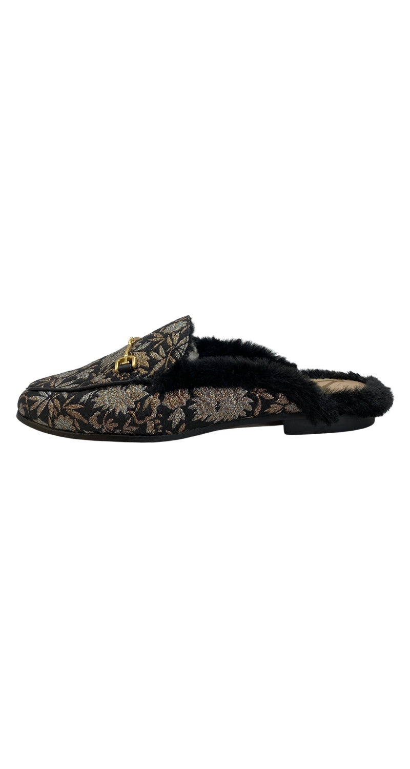 Mules Jacquard Negro