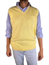 Sweater Amarillo Sin Mangas