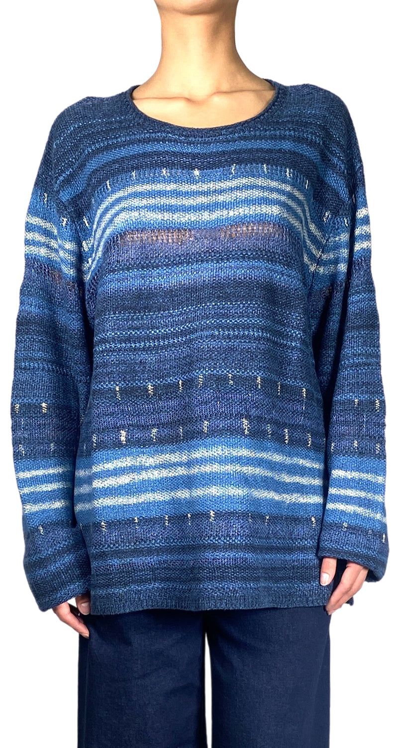 Sweater Azul Tejido