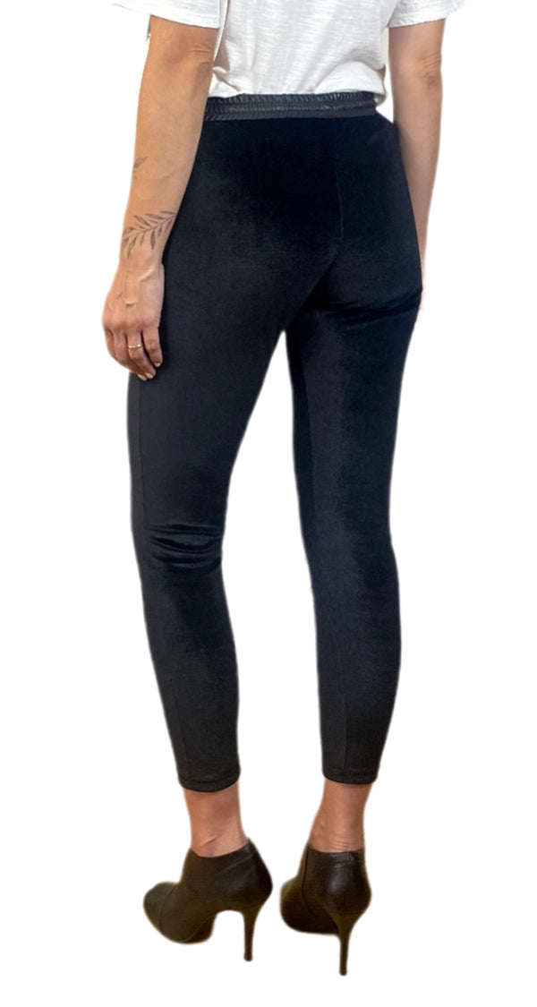 Leggings Negra Terciopelo