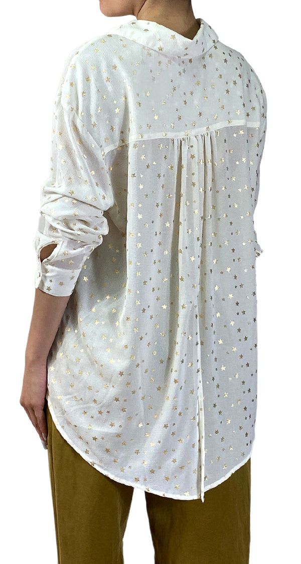 Blusa Stars Traslucida