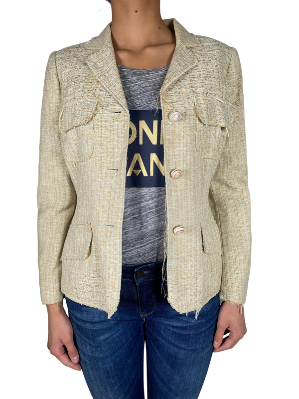 Chaqueta Beige Cheap and Chic by Moschino