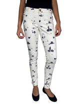 Jeans Blanco Estampado