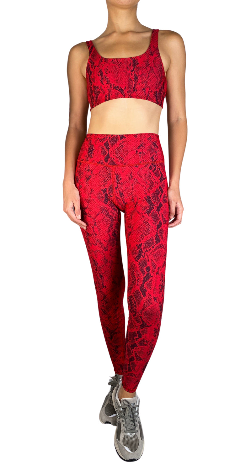 Set Deportivo Top Y Leggings Animal Print