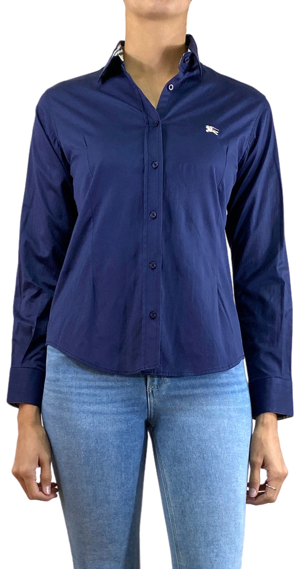 Blusa Azul Botones