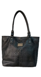 Bolso Reptil Gris