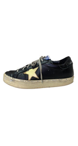 Zapatillas Hi Star Black Dorado