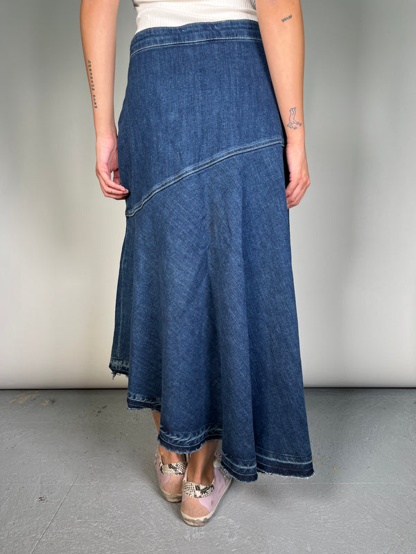 Falda Maxi Denim