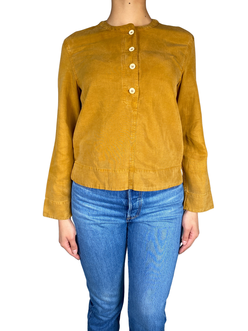 Blusa Manga Larga Camel