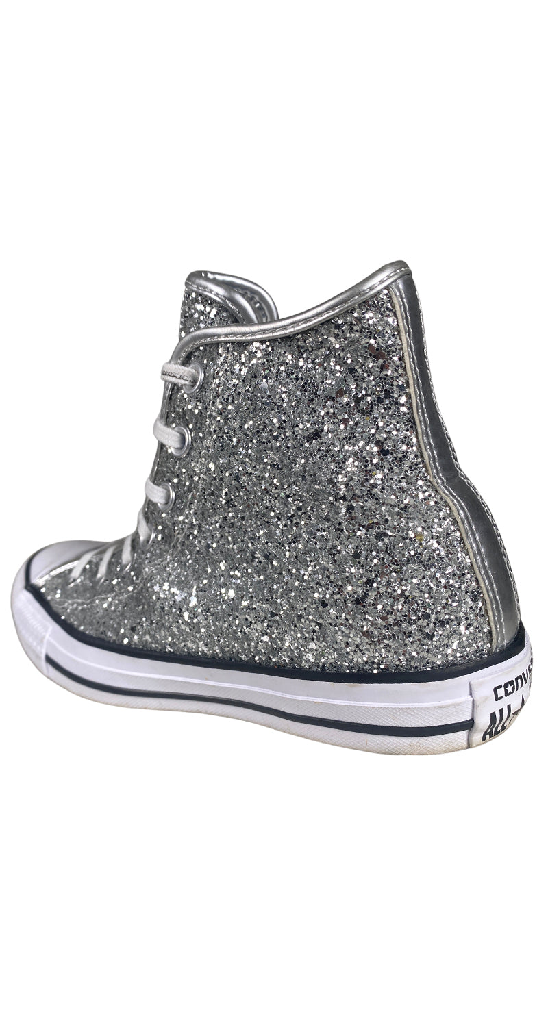 Zapatillas Chuck Taylor Glitter Plateado