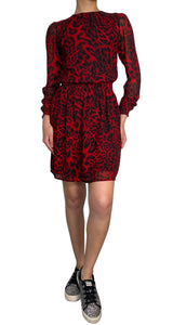 Vestido Red Leopard