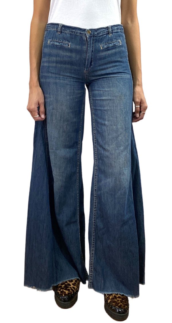 Jeans Palazzo Azul