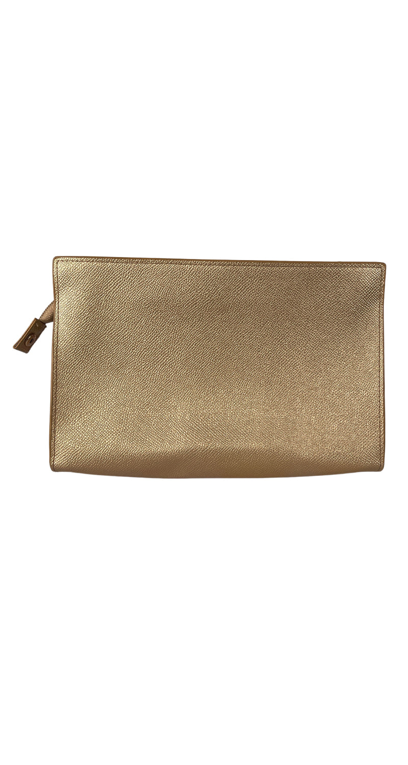 Clutch Dorado Con Tachas