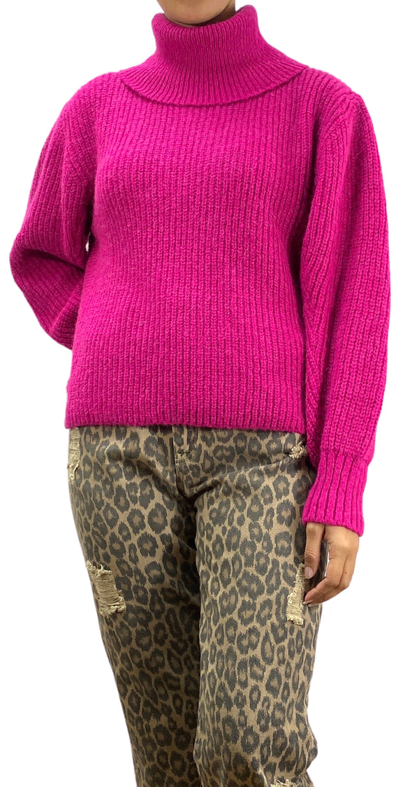 Sweater Tejido Fucsia