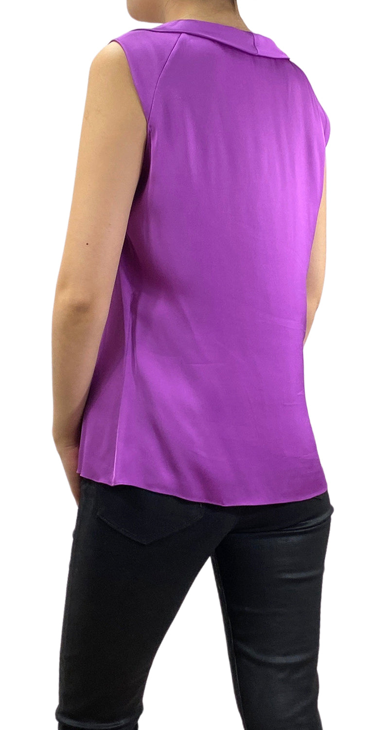 Blusa Seda Morada