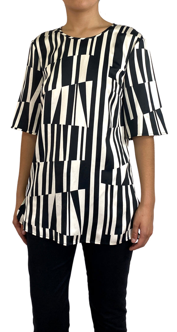 Blusa Blanco y Negro