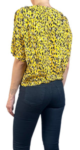 Blusa Amarilla Animal Print