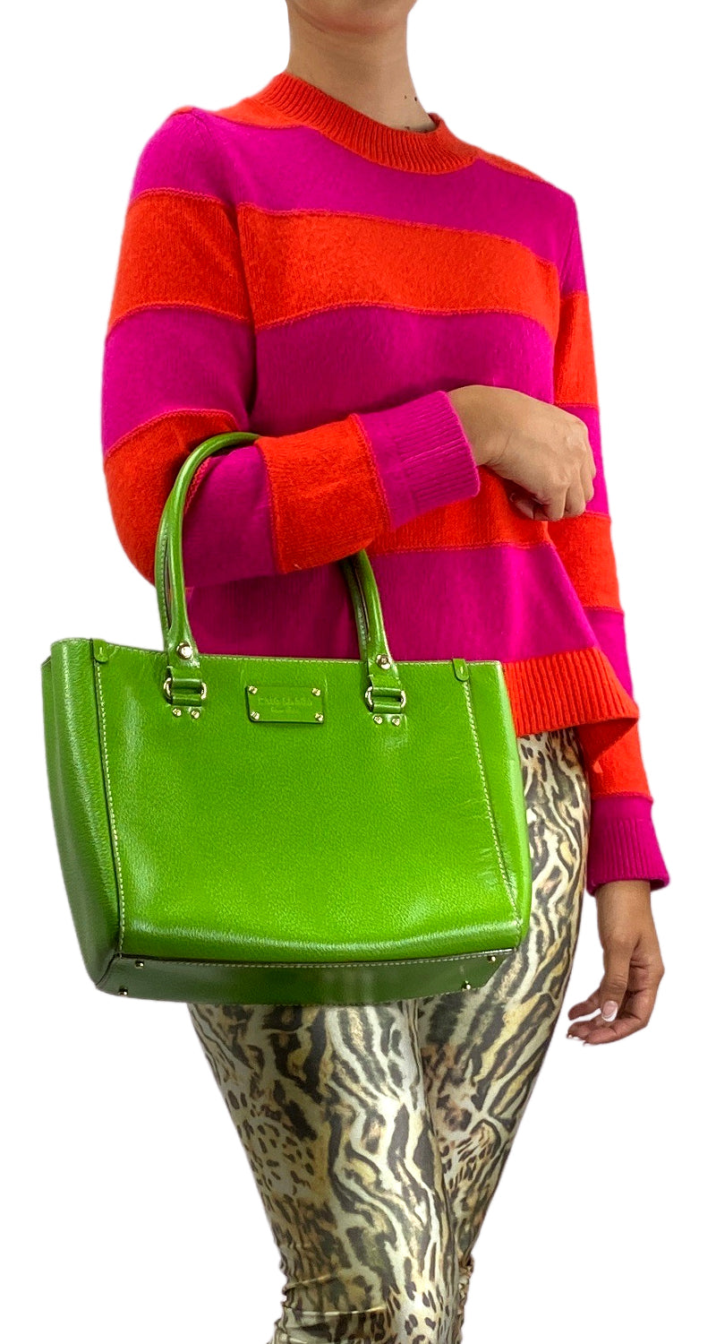 Bolso Verde Cuero