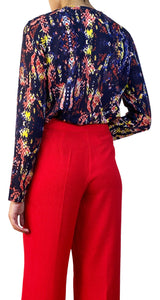 Blusa Multicolor Escote V