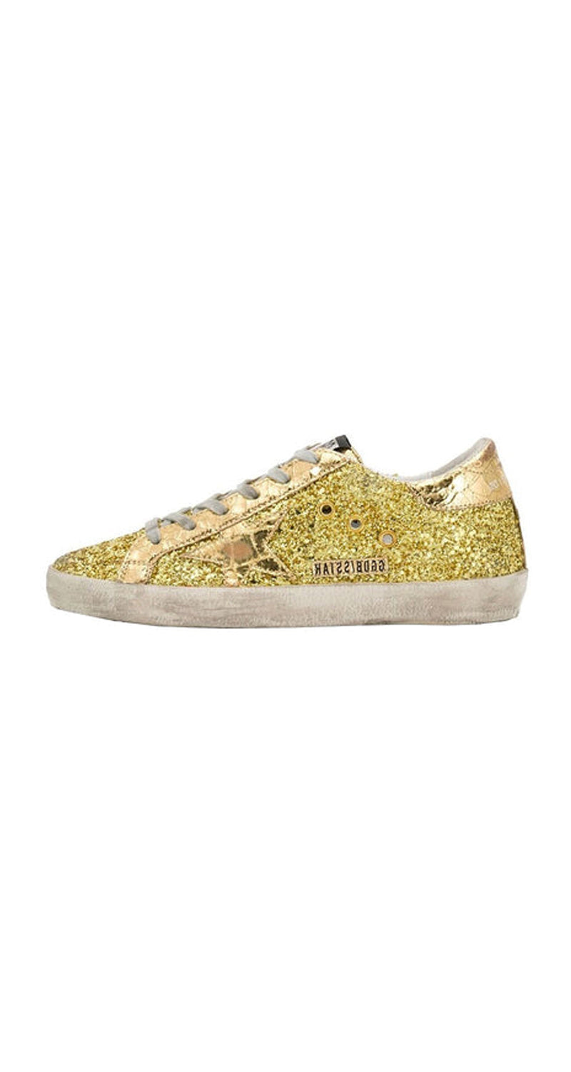 Zapatillas Doradas Glitter