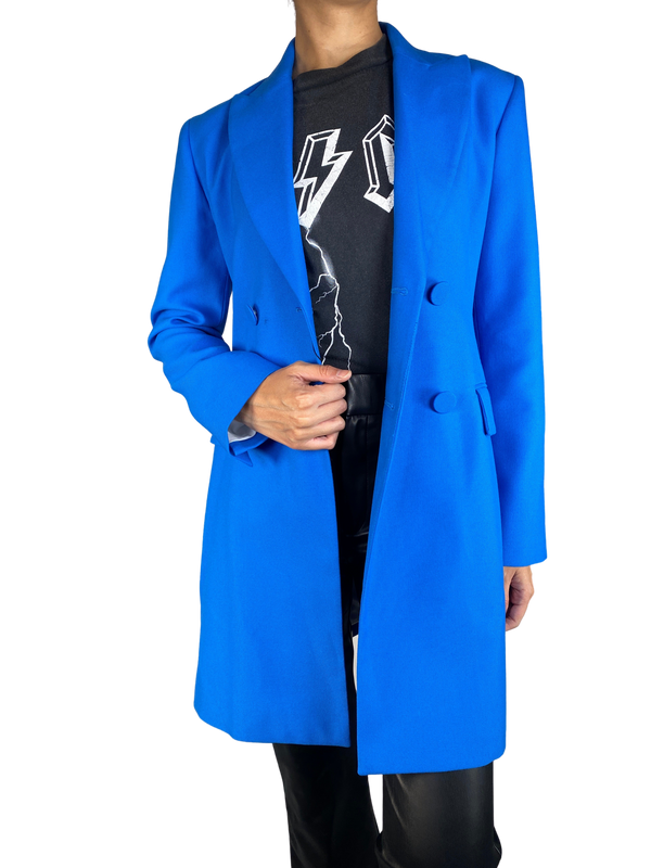 Chaqueta Larga Azul