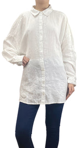 Blusa Lino Blanco